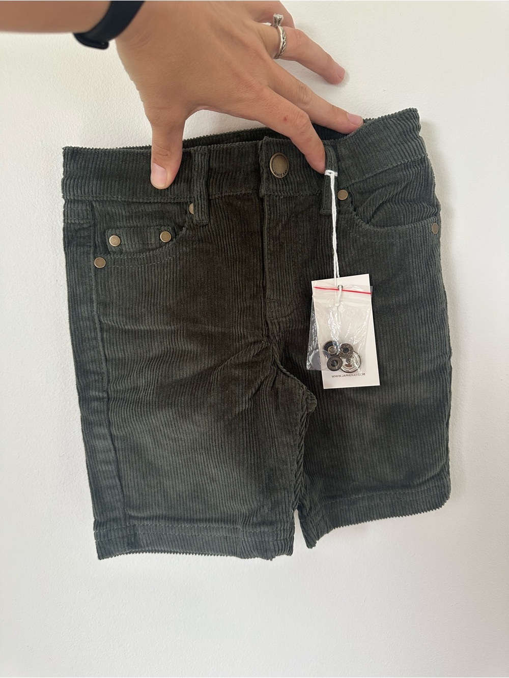 Jamie Kay Corduroy Jude Cord Short - Deep Pine